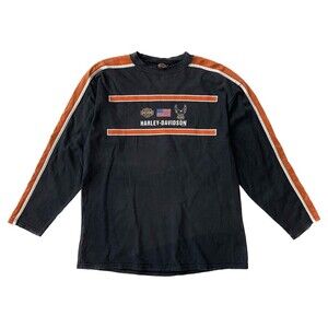 Vintage 90s Harley Davidson Sturgis Size L Longsleeve Biker T-shirt